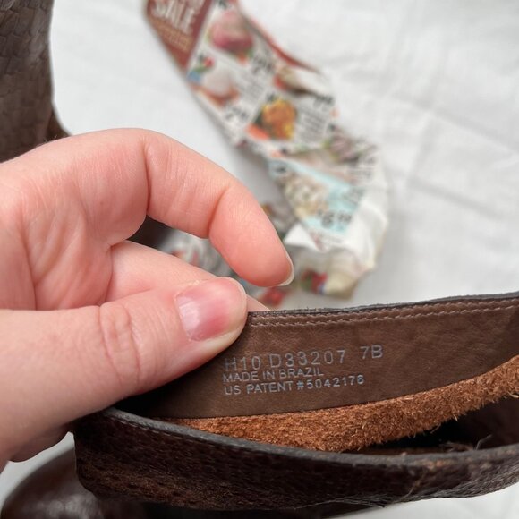 Cole Haan Nike Air Womens Brown Scale Print Leather High Heel Ankle Boots 7 - Picture 7 of 11